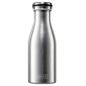 Термо шише Lurch Silver Metallic, неръждаема стомана, 0.35 л